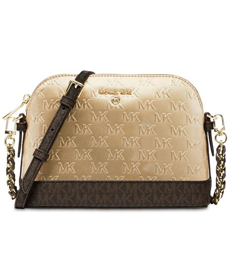 michael michael kors jet set charm leather phone crossbody|Michael Kors small dome crossbody.